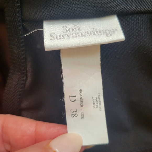 Soft Surroundings Brown Velvet Bra Top Size 38D - Picture 4 of 4